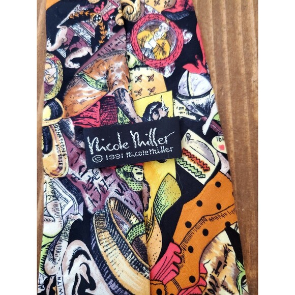 Nicole Miller Silk Vintage Tie - Picture 5 of 5